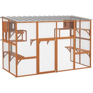 PawHut 78-in Catio Outdoor Cat House