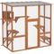 Show in main carousel: PawHut Catio Outdoor Cat House Window Box, Orange, 68 x 35.5 x 70.5-in slide 1 of 10