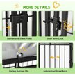 Show in main carousel: PawHut Dog Kennel & Play Pen, Black, 4 x 6-ft slide 7 of 9