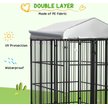 Show in main carousel: PawHut Dog Kennel & Play Pen, Black, 4 x 6-ft slide 6 of 9