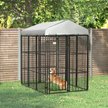 Show in main carousel: PawHut Dog Kennel & Play Pen, Black, 4 x 6-ft slide 2 of 9