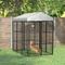Show in main carousel: PawHut Dog Kennel & Play Pen, Black, 4 x 6-ft slide 2 of 9