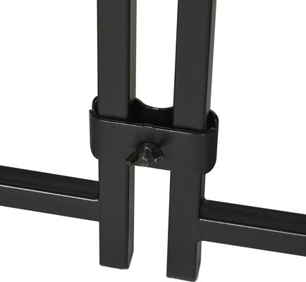 Show full view: PawHut Dog Kennel & Play Pen Dog, Black, 9.3 x 4.6 x 5.2-ft slide 8 of 9