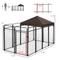 Show in main carousel: PawHut Dog Kennel & Play Pen Dog, Black, 9.3 x 4.6 x 5.2-ft slide 3 of 9