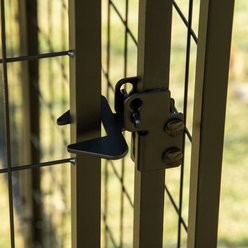 PawHut Dog Kennel & Play Pen, Red, 5 x 5 x 5-ft slide 2 of 9