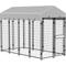 Show in main carousel: PawHut Dog Kennel & Play Pen, Silver, 7.8 x 6-ft slide 1 of 9