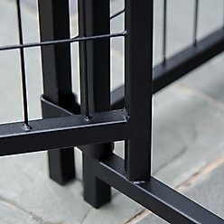 PawHut Dog Outdoor Kennel & Play Pen, Black, 6 x 4 x 6-ft slide 2 of 9