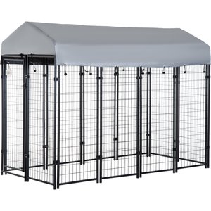 Lucky Dog Chain Link Dog Kennel