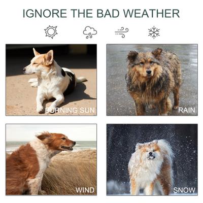 Show full view: PawHut Dog Outdoor Kennel & Play Pen, Black, 8 x 4 x 6-ft slide 4 of 9