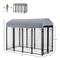 Show in main carousel: PawHut Dog Outdoor Kennel & Play Pen, Black, 8 x 4 x 6-ft slide 3 of 9