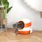 Show in main carousel: PawHut Dome Covered Cat Litter Box, 20-in, Orange slide 2 of 9