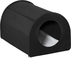 PawHut Dome Heated Cat House, Black