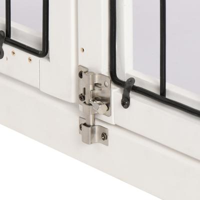 Show full view: PawHut Double Door Furniture Style Dog Crate, 23 inch, White slide 8 of 9