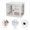 Show in main carousel: PawHut Double Door Furniture Style Dog Crate, 23 inch, White slide 7 of 9