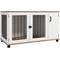 Show in main carousel: PawHut Double Door Furniture Style Dog Crate, Brown, 47 inches slide 1 of 9