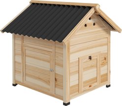 PawHut Duck House with Openable Roof & Double Doors, 1 to 3 Duck Capacity