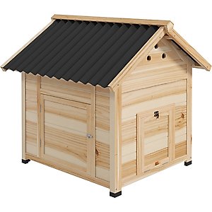 PawHut Duck House with Openable Roof & Double Doors, 1 to 3 Duck Capacity