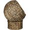 Show in main carousel: PawHut Egg Chair Rattan Elevated Cat Bed with Removable Cover, 17-in, Dark Gray slide 9 of 10