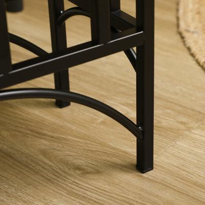 Show full view: PawHut Elevated Dog Bowls, Black, Short slide 9 of 9