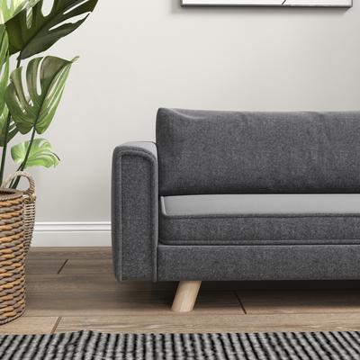 Show full view: PawHut Elevated Dog Sofa Bed, Gray, 33.75-in slide 8 of 9