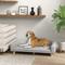 Show in main carousel: PawHut Elevated Dog Sofa Bed with Removable Cover, 38.6-in, Gray slide 3 of 11