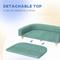 Show in main carousel: PawHut Elevated Dog Sofa Bed with Removable Cover, 38.6-in, Green slide 5 of 10