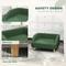 Show in main carousel: PawHut Elevated Dog Sofa Bed with Removable Cover, Dark Green, 29.5-in slide 8 of 10