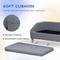 Show in main carousel: PawHut Elevated Dog Sofa Bed with Removable Cover, Gray, 38-in slide 6 of 9