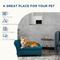Show in main carousel: PawHut Elevated Dog Sofa Bed with Removable Cover & Storage, 29.9-in, Blue slide 8 of 11