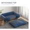 Show in main carousel: PawHut Elevated Large Dog Couch Bed with Removable Cover, Blue, 37.8-in slide 5 of 9
