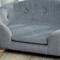Show in main carousel: PawHut Elevated Miniature Dog Couch Bed with Removable Cover, Gray, 27.6-in slide 9 of 11