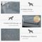 Show in main carousel: PawHut Elevated Miniature Dog Couch Bed with Removable Cover, Gray, 27.6-in slide 7 of 11