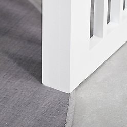 PawHut Elevated Puppy Dog Bowls, White slide 2 of 9