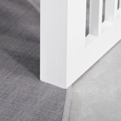 Show full view: PawHut Elevated Puppy Dog Bowls, White slide 9 of 10