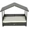 Show in main carousel: PawHut Extendable Wicker Outdoor Covered Dog Bed, Cream White, 38.6-in slide 10 of 10