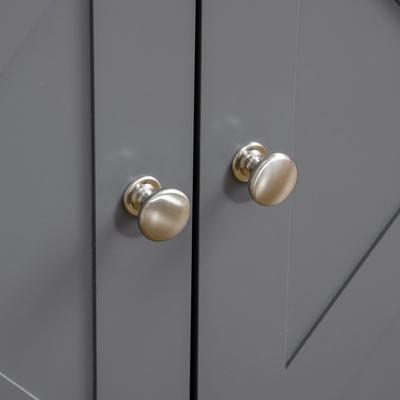 Show full view: PawHut Furniture Style Cat Litter Box Enclosure Farmhouse Table, Grey, 33.75 x 19 x 20.5-in slide 8 of 9