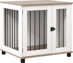 PawHut Furniture Style Dog Crate, Brown, 29 inch