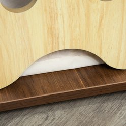 PawHut Furniture Style Dog Crate End Table with Removable Door Panel, Brown, 24 inch slide 2 of 9