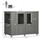 Show in main carousel: PawHut Furniture Style Dog Crate, Gray, 46 inch slide 3 of 9