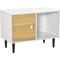 Show in main carousel: PawHut Furniture Style Elevated Cat House Side Table with Cushion & Storage, White, 29.5 x 15.75 x 22-in slide 1 of 11