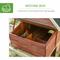 Show in main carousel: PawHut Garden Backyard Outdoor House Wooden with Nesting Box, Double Runs, Asphalt Roof & Ramp Chicken Coop, 114.25 x 28 x 46.75-in slide 8 of 9