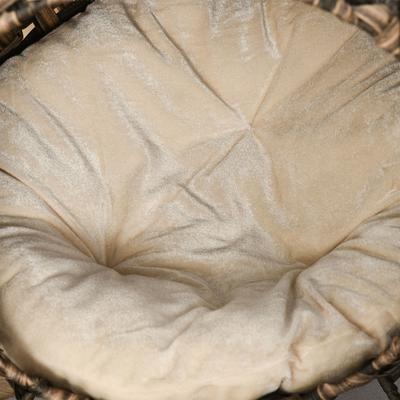 Show full view: PawHut Hand-Woven Braided Banana Leaf Cat House, Brown slide 9 of 9