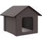 Show in main carousel: PawHut Heated Outdoor Cat House, Brown, Brown slide 1 of 10