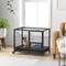 Show in main carousel: PawHut Heavy Duty Openable Top Metal Dog Crate, Black, 36 inch slide 2 of 10