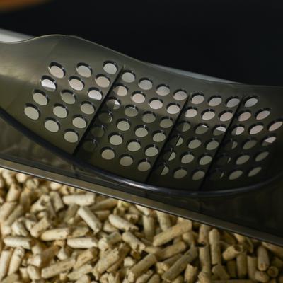 Show full view: PawHut Hooded Cat Litter Box with Litter Mat, 18-in, Gray slide 8 of 10