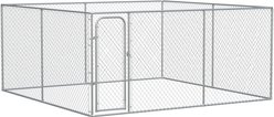 PawHut Large Dog Outdoor Kennel, 157.5 x 157.5 x 71.75-in
