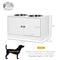 Show in main carousel: PawHut Large Elevated Dog Bowls with Storage Cabinet, White slide 3 of 10