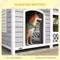 Show in main carousel: PawHut Large Wooden Dog House, Light Gray slide 8 of 10