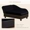 Show in main carousel: PawHut Luxury Elevated Small Dog Sofa Bed with Storage, 29.9-in, Black slide 9 of 9