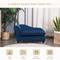 Show in main carousel: PawHut Luxury Elevated Small Dog Sofa Bed with Storage, 29.9-in, Blue slide 8 of 9